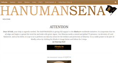 Desktop Screenshot of hanumansena.org